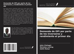 Demanda de OPI por parte de los inversores y rendimiento el primer día - Cheluget, John; Letting, Nicholas; Mohat, Edith