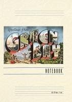 Cover Vintage Lined Notebook Greetings from Green Bay, Wisconsin