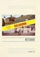 Cover Vintage Lined Notebook Greetings from Oklahoma, Rodeo Views