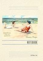 Cover Vintage Lined Notebook Greetings from the Seaside, Florence