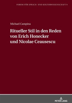 Cover Ritueller Stil in den Reden von Erich Honecker und Nicolae Ceausescu