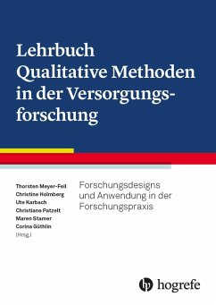 Cover Lehrbuch Qualitative Methoden in der Versorgungsforschung