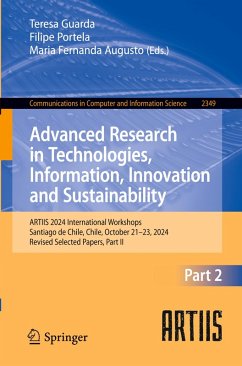 Cover Advanced Research in Technologies, Information, Innovation and Sustainability