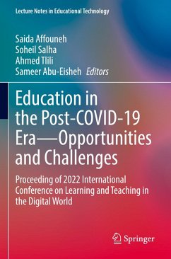 Cover Education in the Post-COVID-19 Era-Opportunities and Challenges