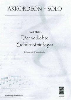 Cover Mahr, Curt Der verliebte Schornsteinfeger Akkordeon