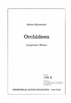 Cover Orchideen Langsamer Walzer für Akkordeon (mit 2. Stimme)