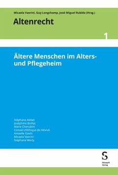 Ältere Menschen im Alters- und Pflegeheim (eBook, PDF)