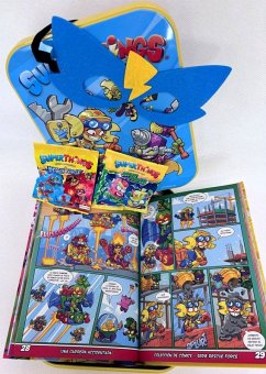 Libro Coleccionista Cómics Superthings - Rescue Force & Neon Power - LATA