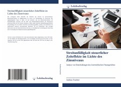 Cover Streitanfälligkeit steuerlicher Zeiteffekte im Lichte des Zinsniveaus