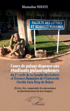 Cover Cours de pulaar dispensé aux étudiants pulaarophones du 1er cycle de la Faculté des Lettres et Sciences Humaines de l'Université Cheikh Anta Diop de Dakar
