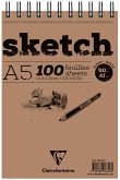 Sketch, Skizzenblock A5, 14,8x22cm, 90g, 100 Blatt