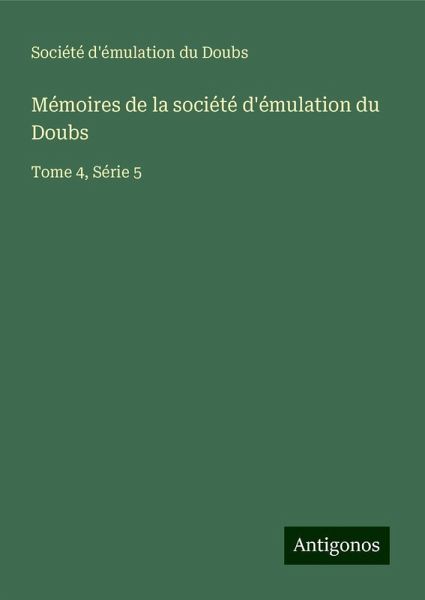 Mémoires de la société d'émulation du Doubs Mémoires de la société d'émulation du Doubs