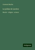 Le poëme de Lucrèce Le poëme de Lucrèce
