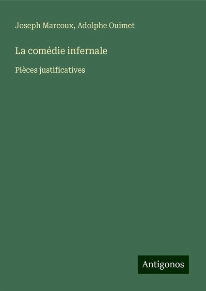 La comédie infernale La comédie infernale