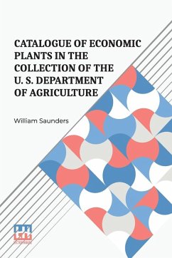 Cover Catalogue Of Economic Plants In The Collection Of The U. S. Department Of Agriculture