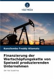 Finanzierung der Wertschöpfungskette von Speiseöl produzierenden Unternehmen Finanzierung der Wertschöpfungskette von Speiseöl produzierenden Unternehmen