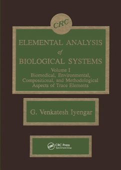 Cover Elemental Analysis of Biological Systems (eBook, ePUB)