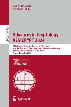 Advances in Cryptology - ASIACRYPT 2024 (eBook, PDF)