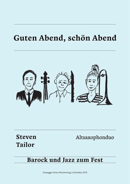 Guten Abend, schön Abend: Ausgabe für Altsaxophonduo (eBook, ePUB)