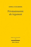 Privatautonomie als Argument (eBook, PDF)