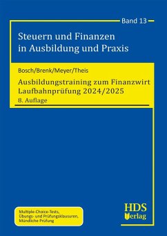 Cover Ausbildungstraining zum Finanzwirt Laufbahnprüfung 2024/2025 (eBook, PDF)