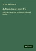 Histoire de la poste aux lettres Histoire de la poste aux lettres
