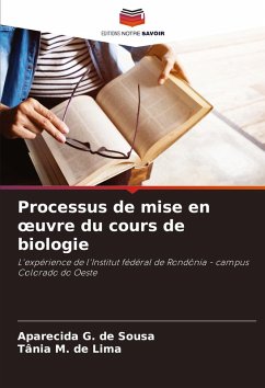 Cover Processus de mise en ¿uvre du cours de biologie