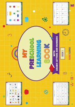 Cover My Preschool Learning Book with Arabic Letters and Numbers