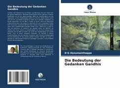 Cover Die Bedeutung der Gedanken Gandhis