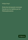 Etude des documents nouveaux fournis sur les Ophites par les Philosophoumena