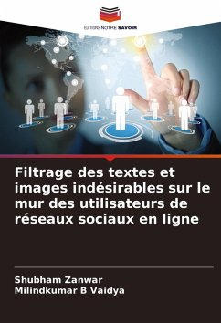 Cover Filtrage des textes et images indésirables sur le mur des utilisateurs de réseaux sociaux en ligne