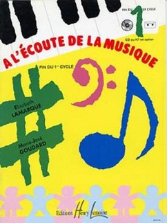 LAMARQUE Elisabeth / GOUDARD Marie-José A l'écoute de la musique Cyc dictées musicales Partition