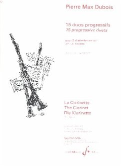 Cover 15 duos progressifs pour 2 clarinettes (tres faciles)