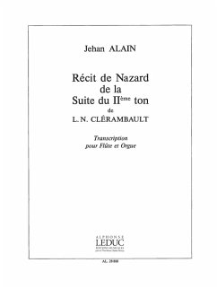 Cover Récit de Nazard de la suite du deuxičme tone pour flute et orgue