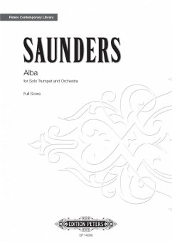Cover Saunders, Rebecca Alba für Solo Trompete und Orchester Partitur