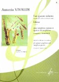 Concerto op.8,4 pour violon et orchestre pour saxophone soprano et 4 saxophones (SATBar) partition et parties