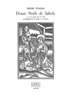 Cover TOMASI 12 NOELS DE SABOLY RECUEIL 2 ET 3 VOIX SANS ACCOMPAGNEMENT BL872