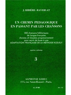 Cover RIBIERE-RAVERLAT CHEMIN PEDAGOGIQUE EN PASSANT PAR LES CHANSONS VOLUME 3
