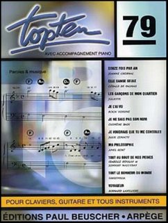 Cover Top Ten n°79 Chant et accompagnement Partition
