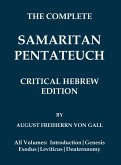 Complete Samaritan Pentateuch (Volumes 1-5)
