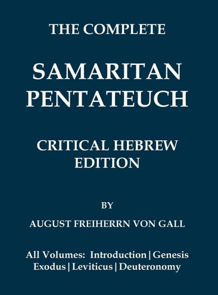 Complete Samaritan Pentateuch (Volumes 1-5)
