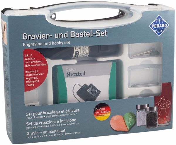 PEBARO 0208 - Gravier- und Bastel-Set im Koffer PEBARO 0208 - Gravier- und Bastel-Set im Koffer