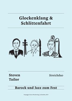 Cover Glockenklang & Schlittenfahrt: Ausgabe für Violine und Viola (eBook, ePUB)