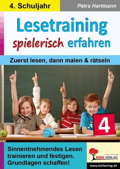 Cover Lesetraining spielerisch erfahren / Klasse 4 (eBook, PDF)