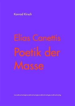 Cover Elias Canettis Poetik der Masse (eBook, ePUB)