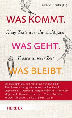 Cover Was kommt. Was geht. Was bleibt.