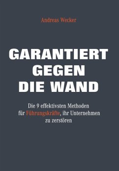 Cover Garantiert gegen die Wand