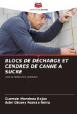 BLOCS DE DÉCHARGE ET CENDRES DE CANNE À SUCRE