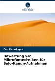 Bewertung von Mikrofontechniken für Solo-Kanun-Aufnahmen Bewertung von Mikrofontechniken für Solo-Kanun-Aufnahmen