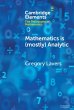 Mathematics is (mostly) Analytic - Bild 1